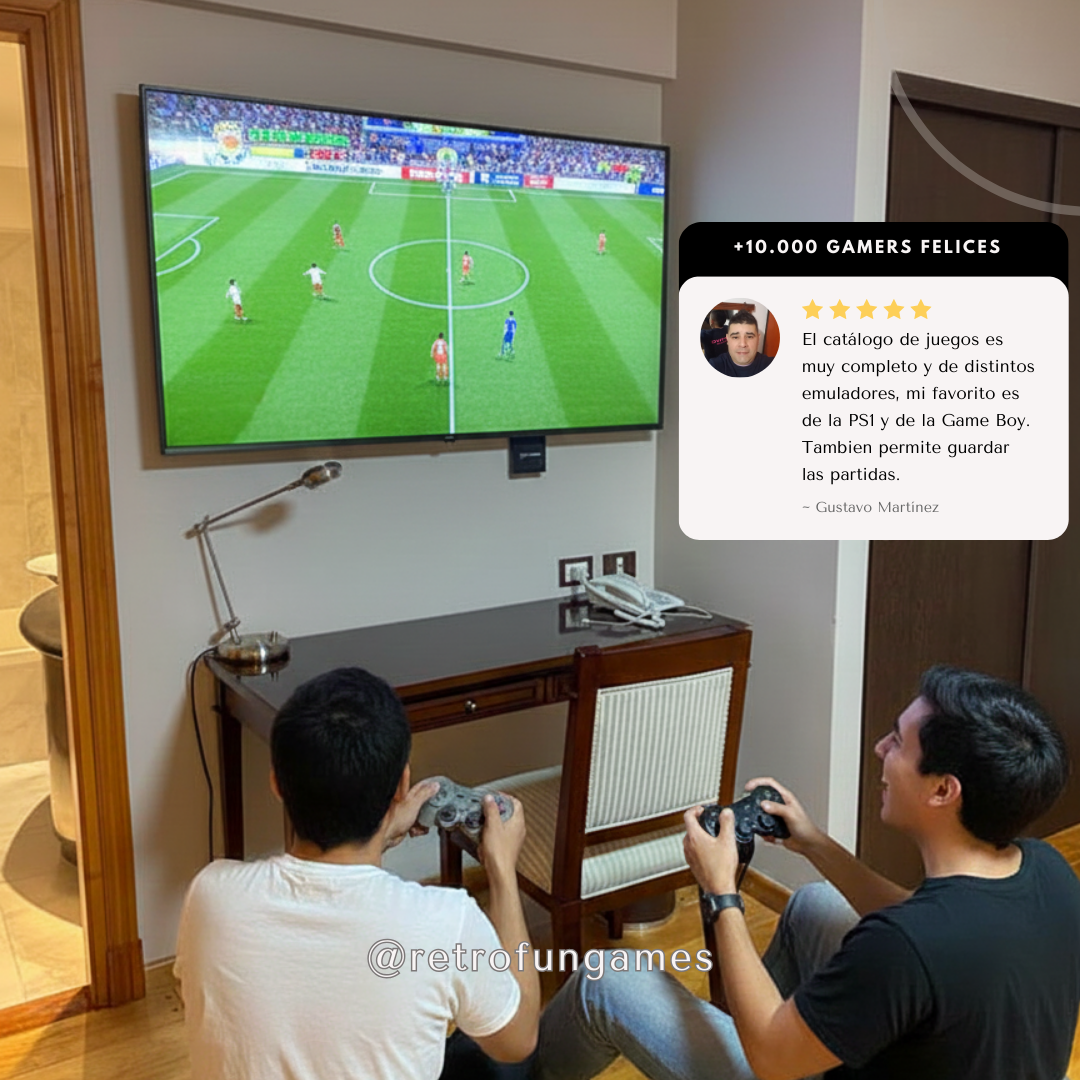 Consola Retro con 2 Controles